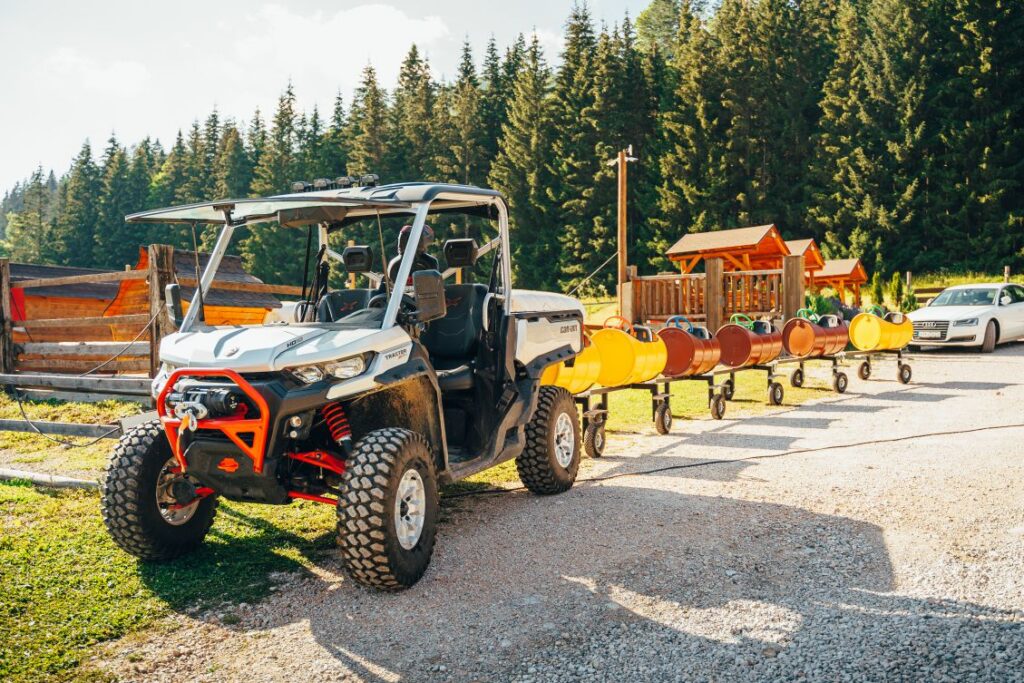 Traktorvláčik na Ranči pod Ostrou skalou – fotka 13
